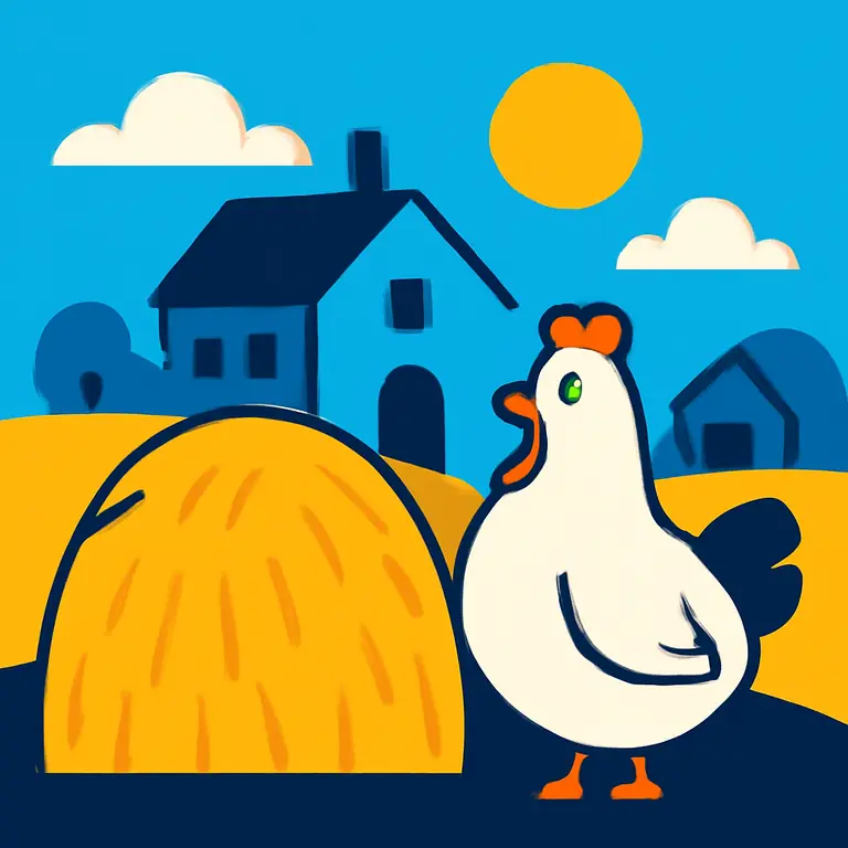 Деревенские будни - обложка пазла