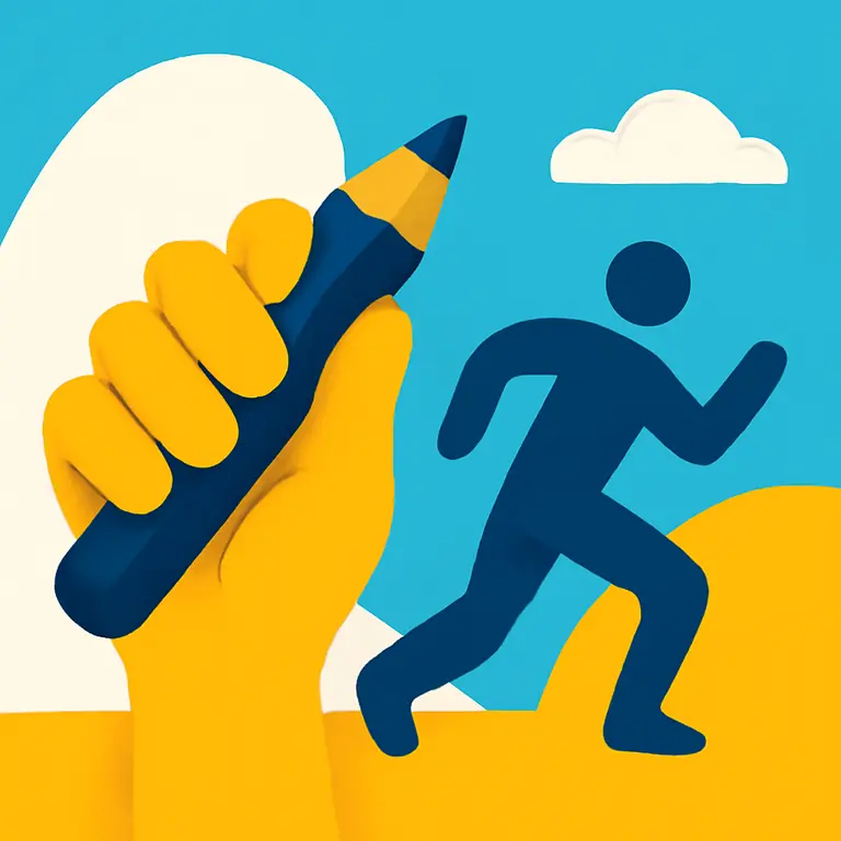 Глаголы и действия - обложка пазла