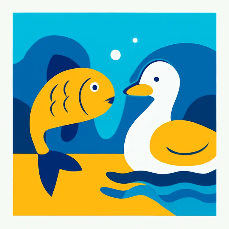 Морские и речные обитатели - обложка пазла