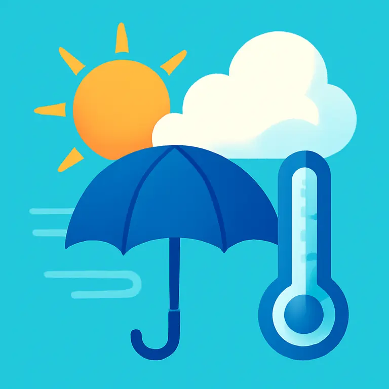 Погодные явления и инструменты - обложка пазла