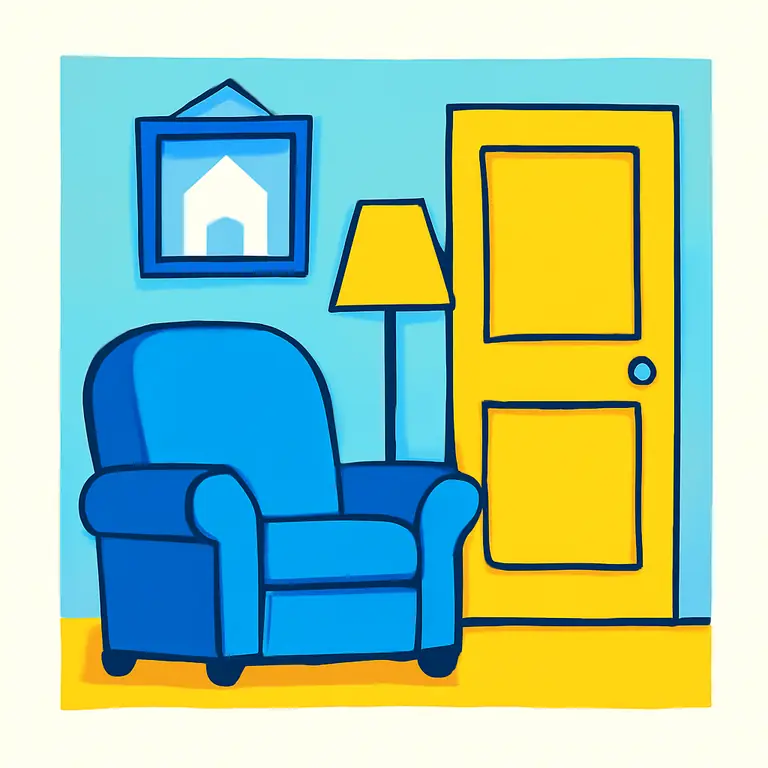 Предметы и помещения дома - обложка пазла