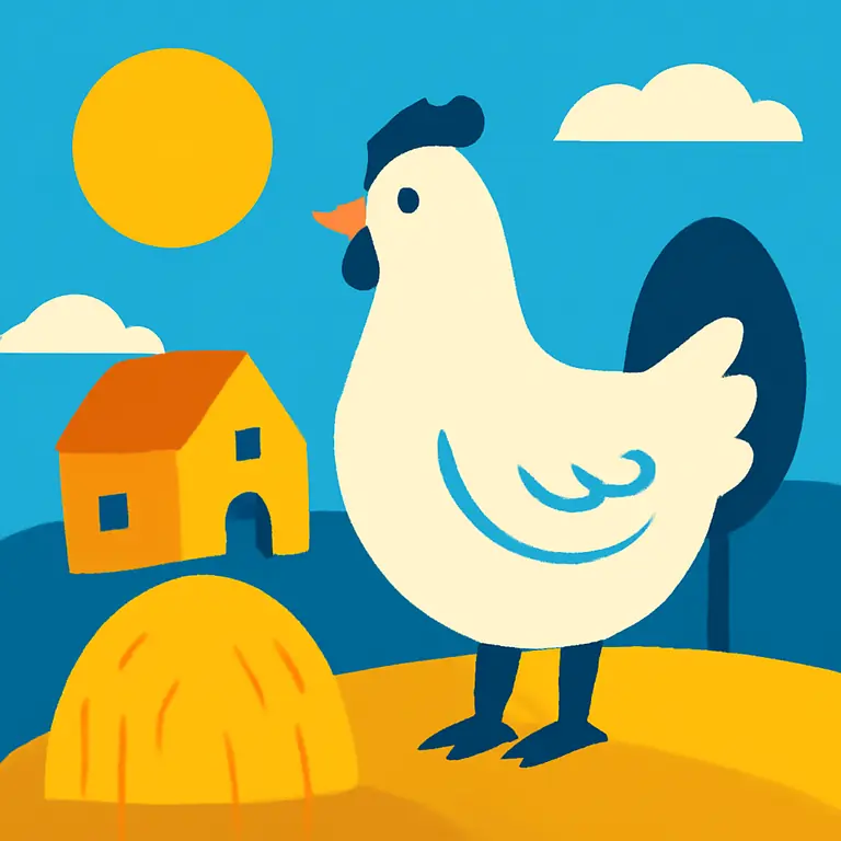 Деревенская жизнь - обложка пазла