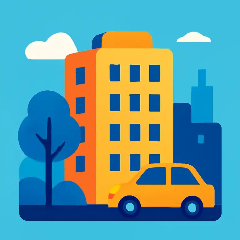 Городская жизнь - обложка пазла