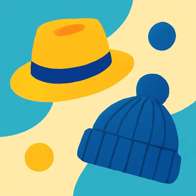 Виды головных уборов и - обложка пазла