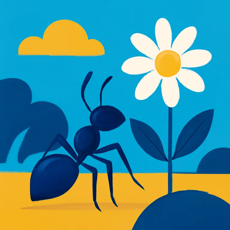 Насекомые и природа - обложка пазла