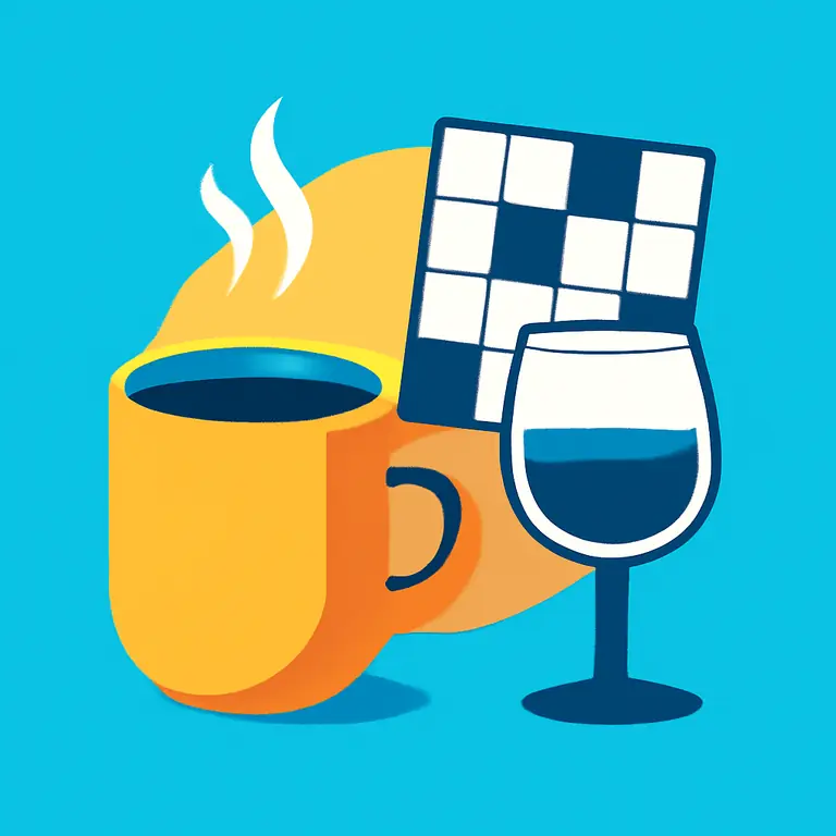 Напитки и термины - обложка пазла