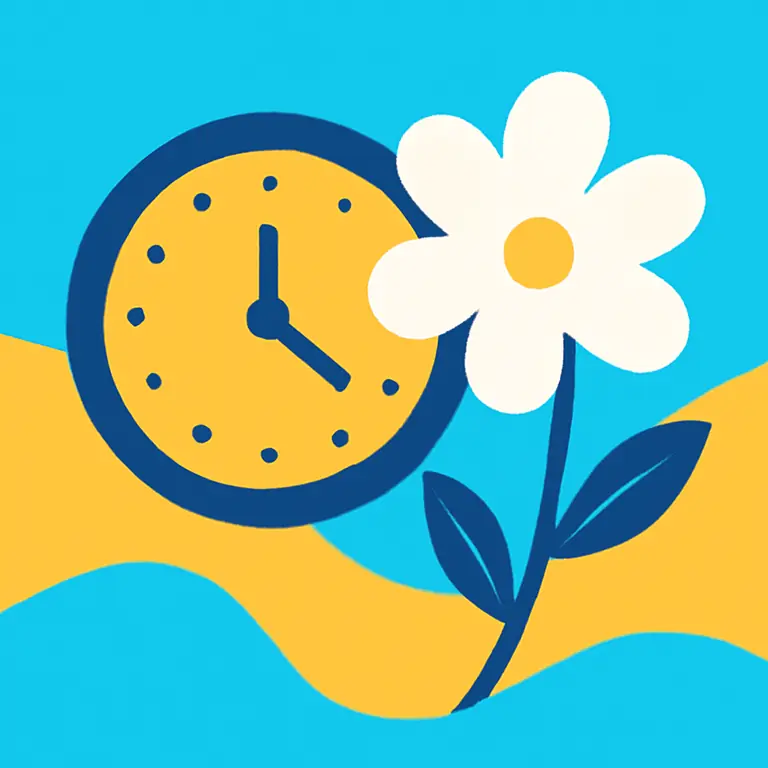 Времена и цветы - обложка пазла