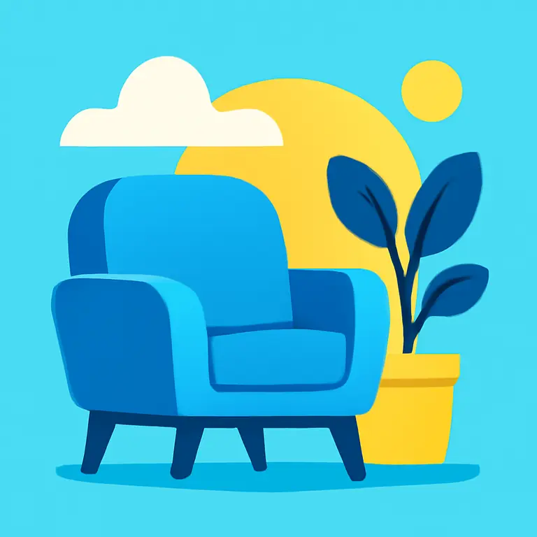 Внутренний интерьер и настроение - обложка пазла