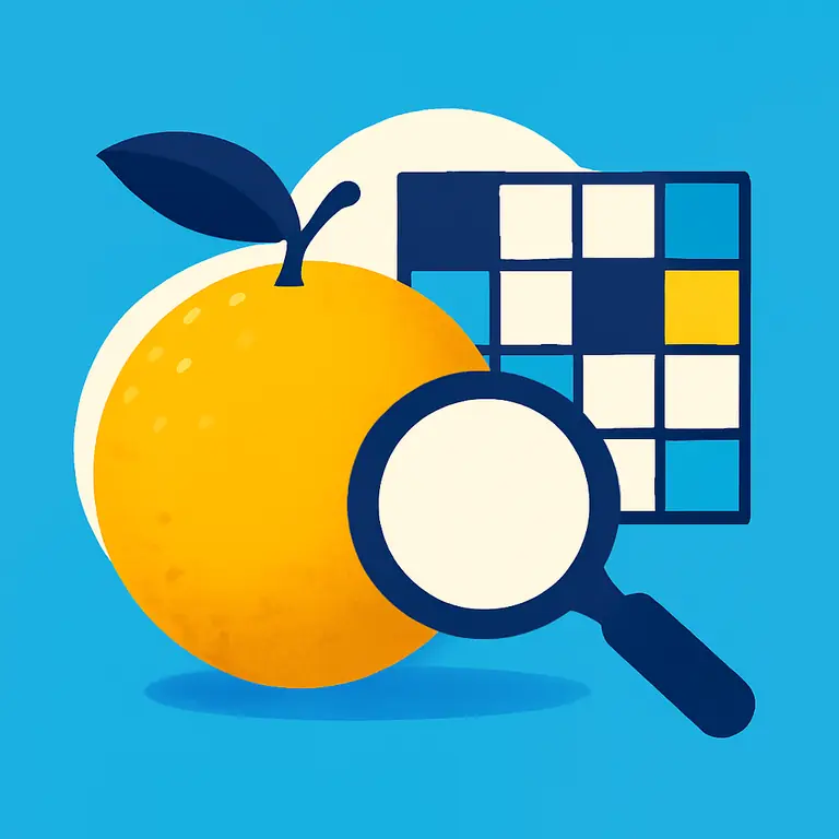 Фрукты и термины - обложка пазла