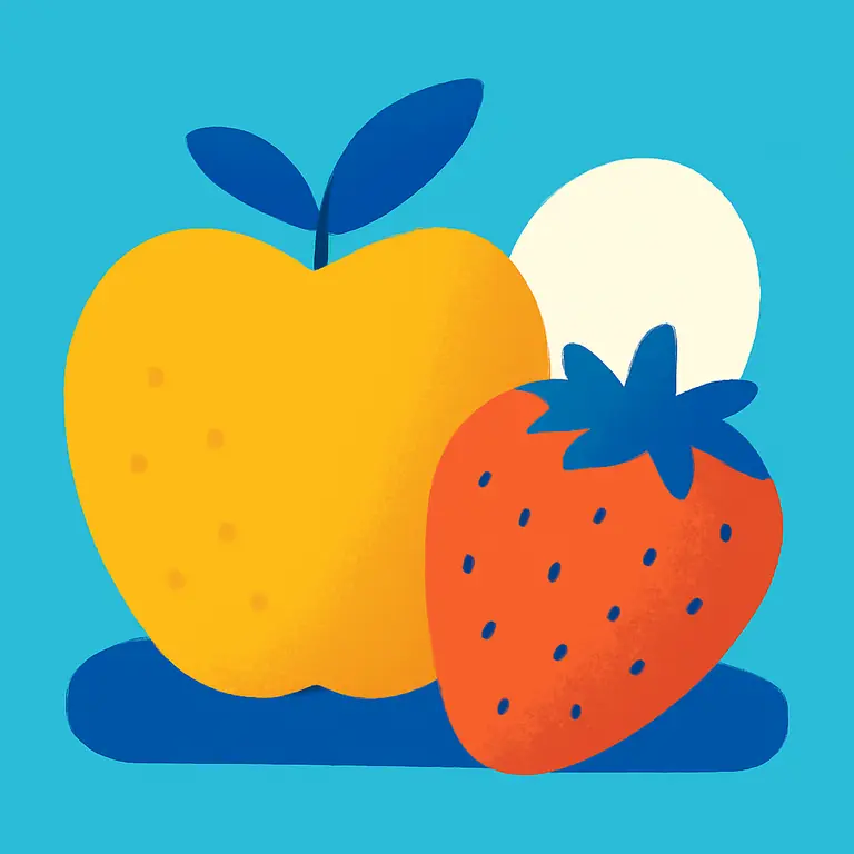 Фрукты и ягоды - обложка пазла