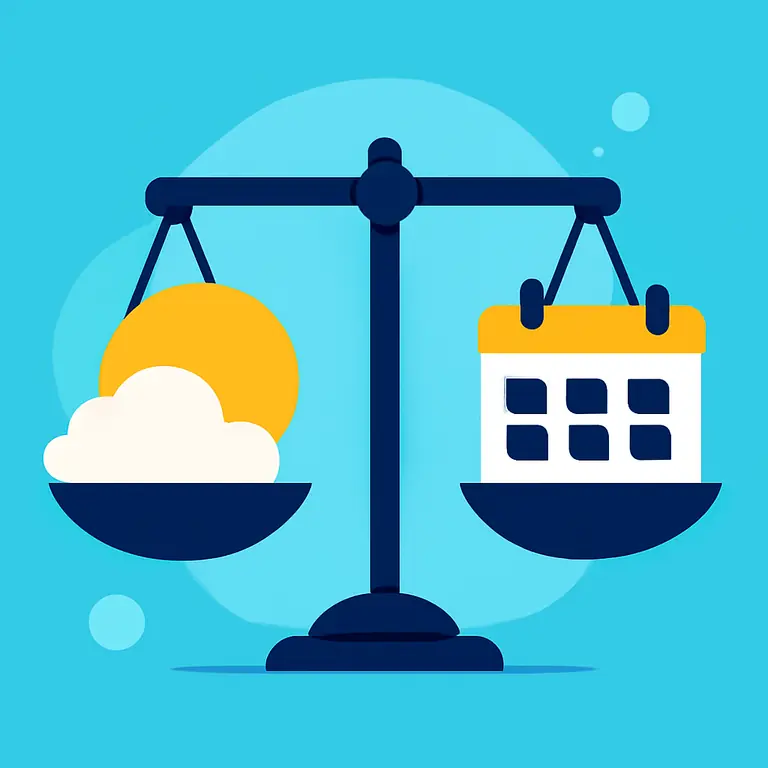 Balance Weekends - puzzle cover