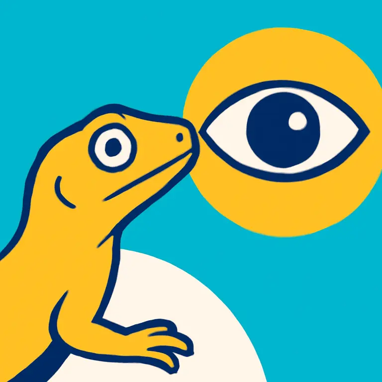 Lizard Gaze - puzzle cover