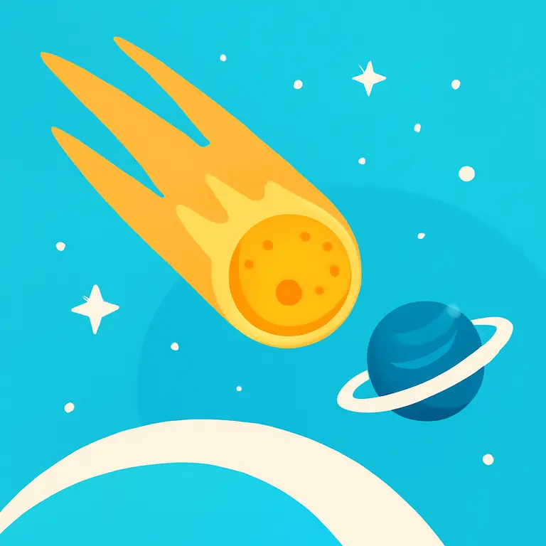 Cosmic Flyby - puzzle cover