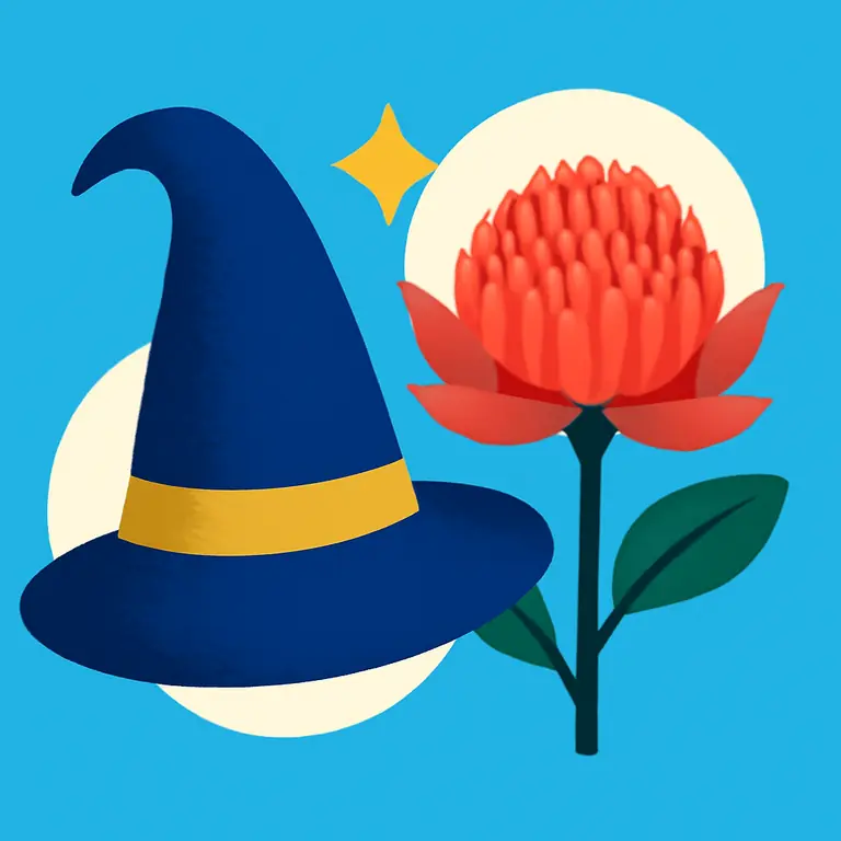 Witchy Waratah - puzzle cover