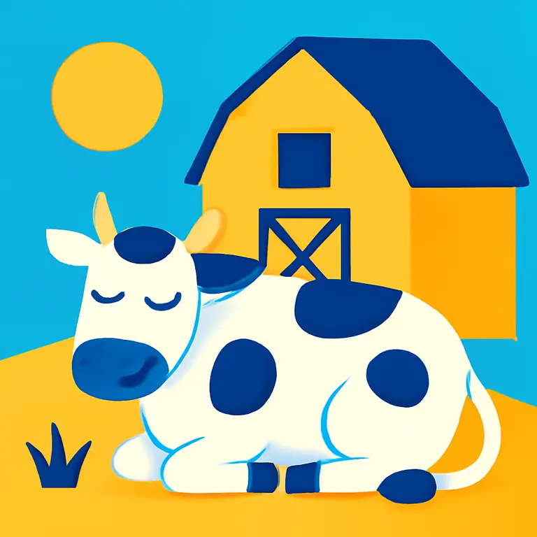 Sleepy Barnyard - puzzle cover