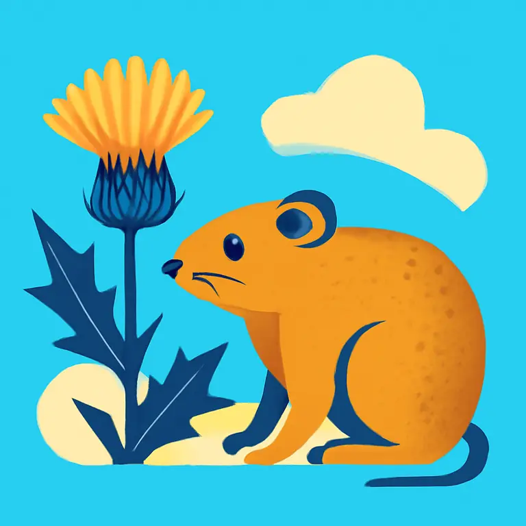 Thistles & Rodents - puzzle cover