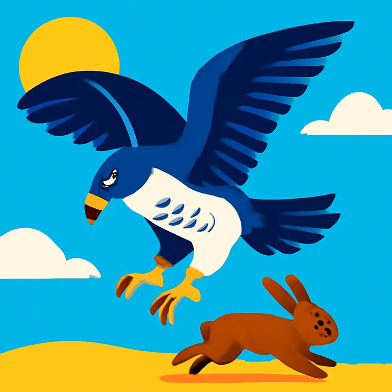 Wild Falcon Hunt - puzzle cover