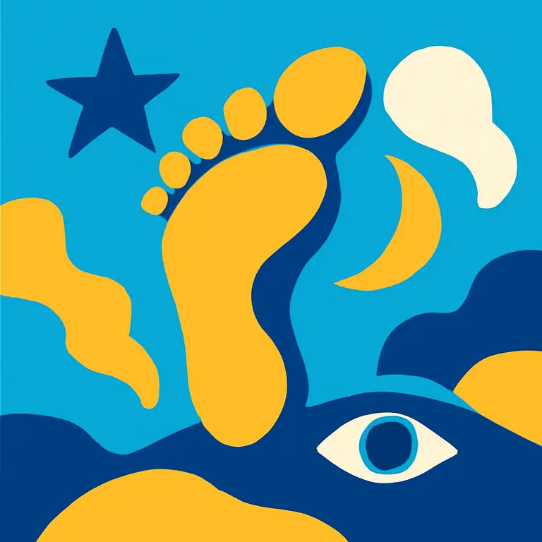 Mystic Footprints - puzzle cover