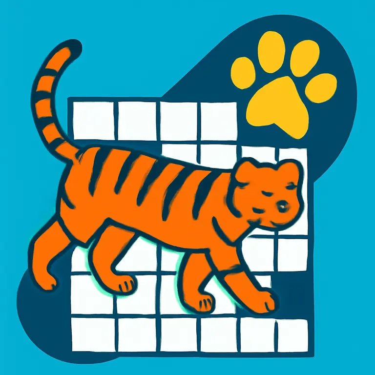 Wild Tracks - puzzle cover