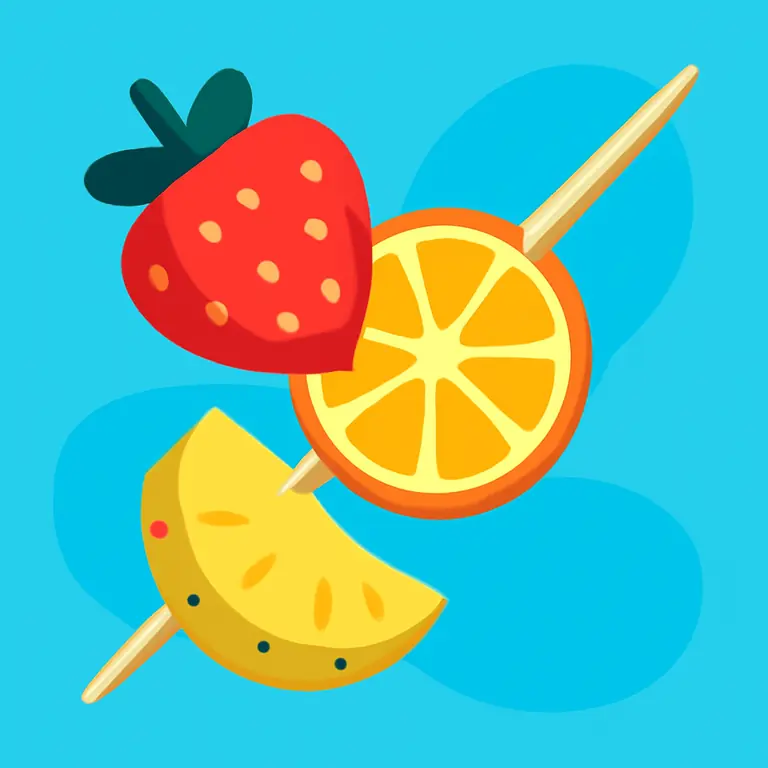 Fruit Skewers - puzzle cover