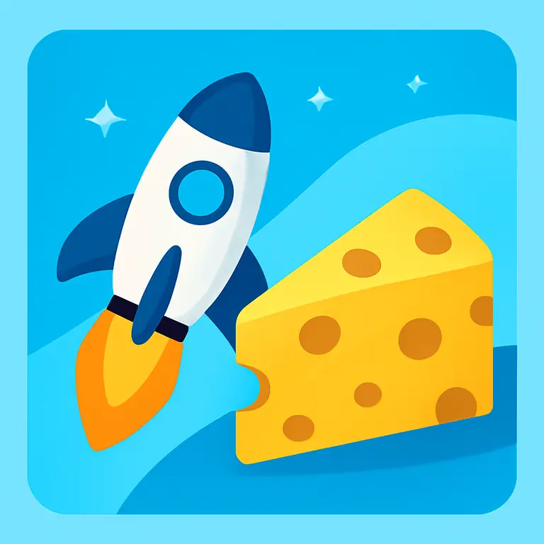 Rocket Cheese Quest - puzzle cover