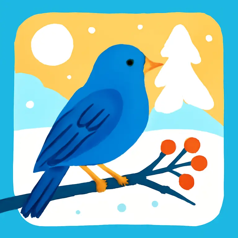 Winter Birds - puzzle cover