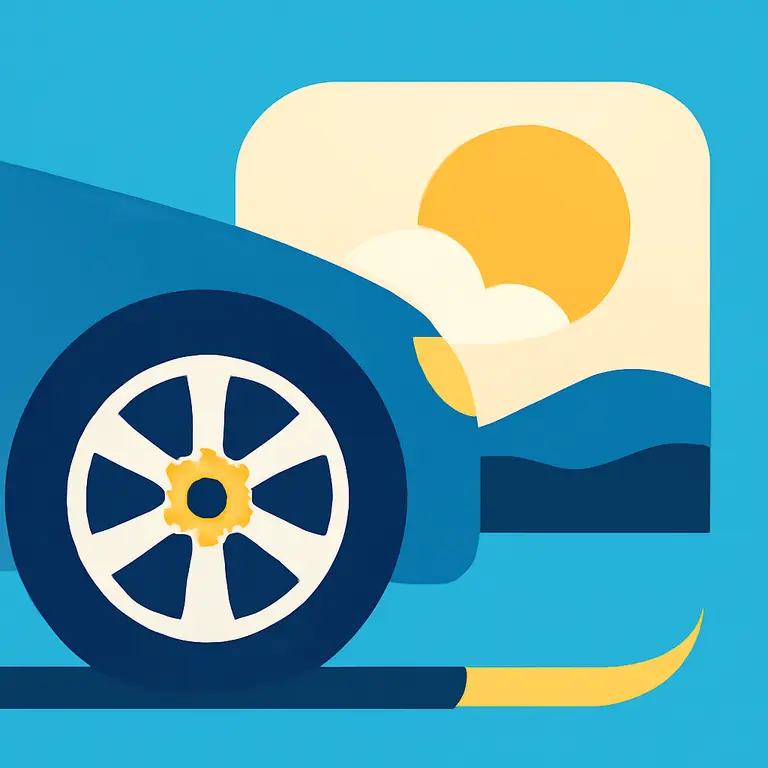 Wheels & Views - puzzle cover