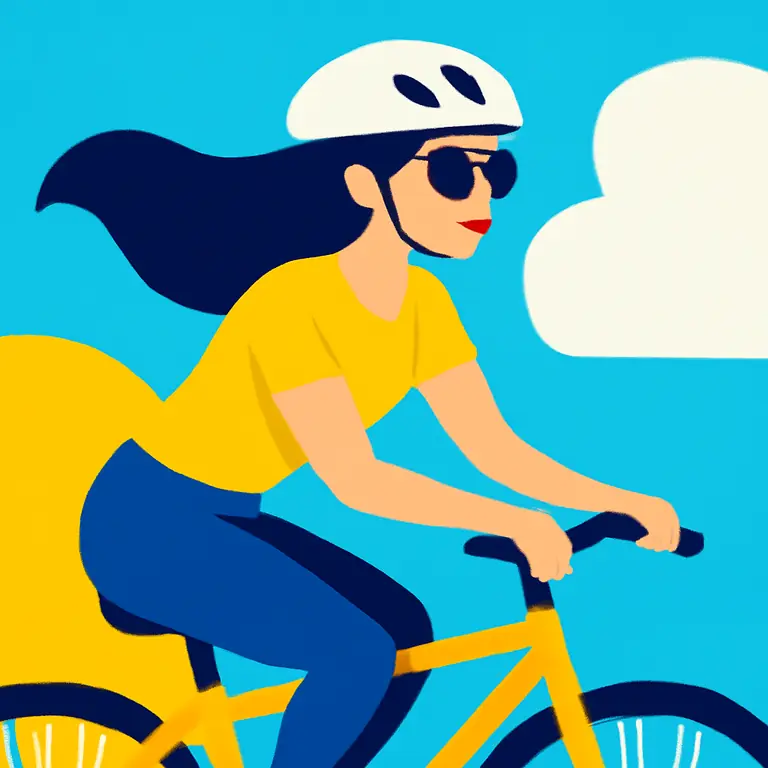 Cyclist Chic - puzzle cover