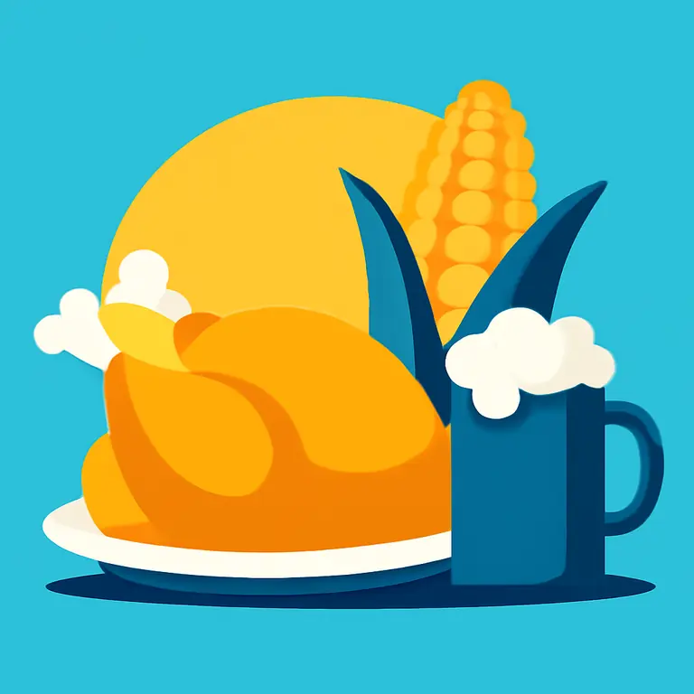 Rustic Feast - puzzle cover