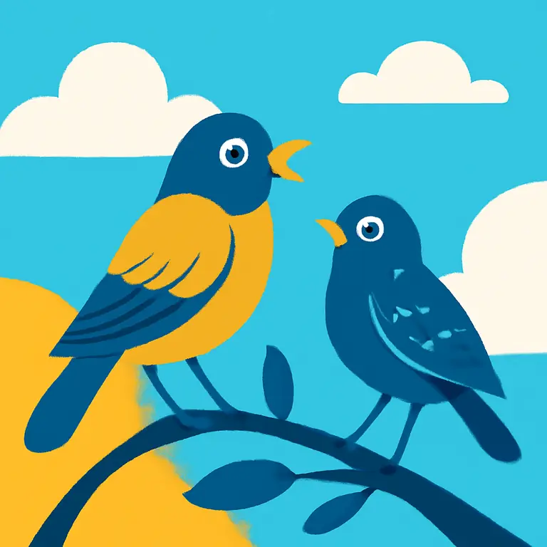 Frolicsome Birds - puzzle cover