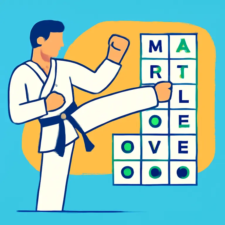 Martial Moves - puzzle cover