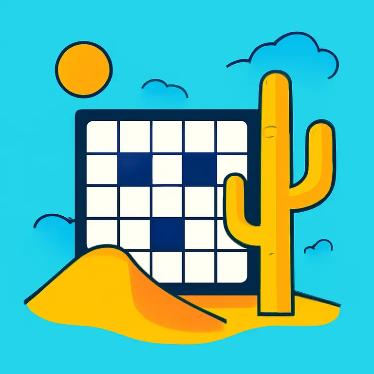 Desert Words - puzzle cover