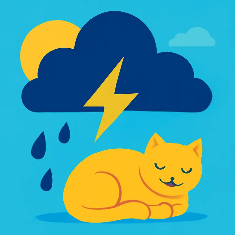 Stormy Snuggle - puzzle cover