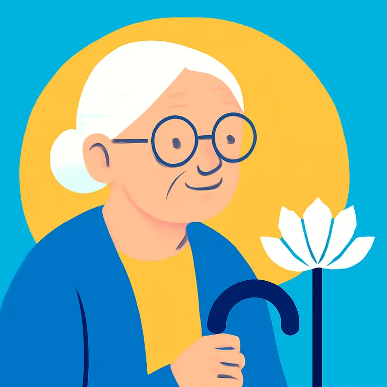 Elderly Homage - puzzle cover