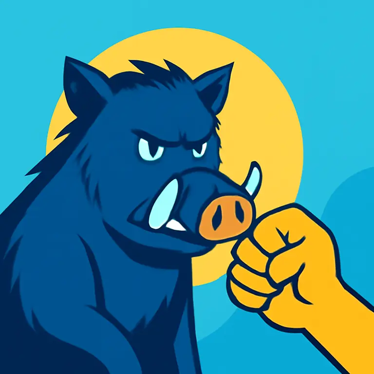 Sullen Boar Brawl - puzzle cover