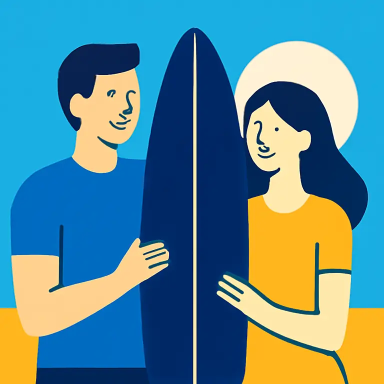 Surf & Spouse - puzzle cover