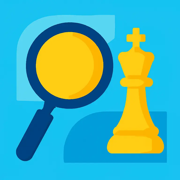 Intriga y Siete - portada del puzzle