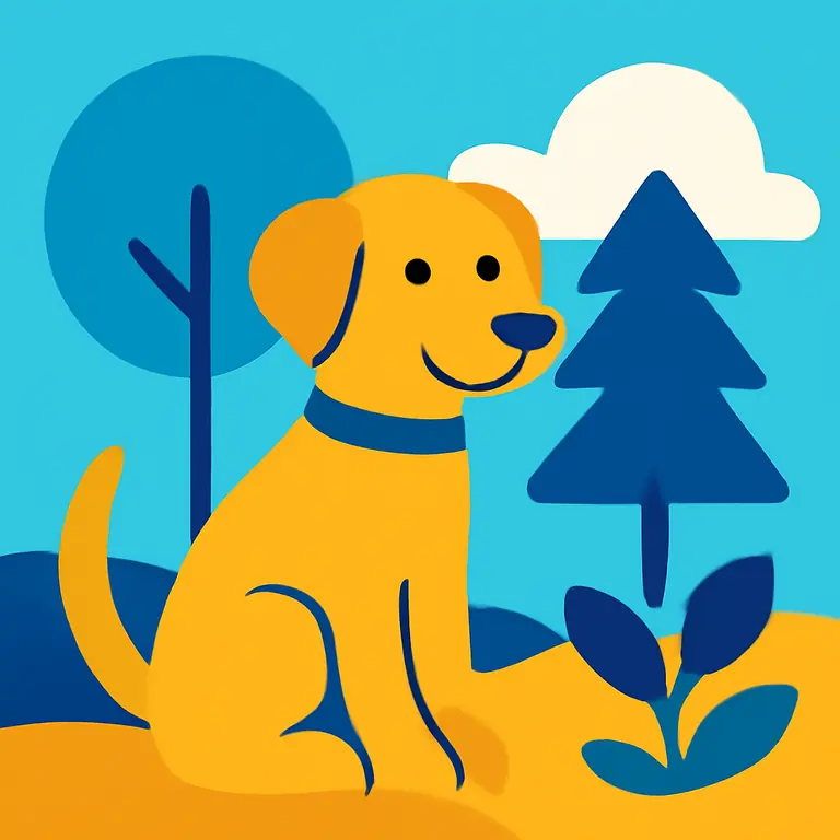 Mascotas y Bosque - portada del puzzle