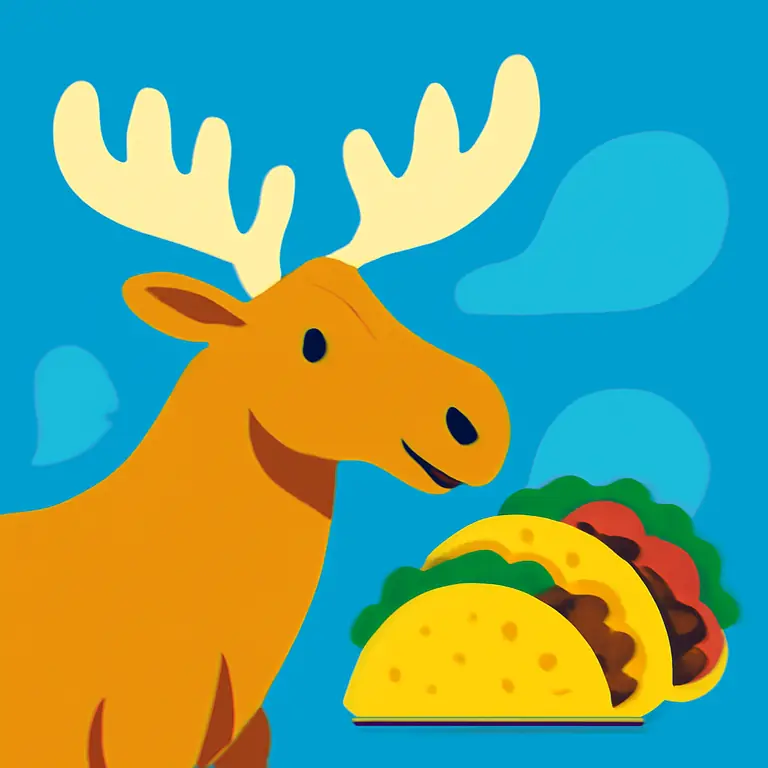 Alce y Tacos - portada del puzzle