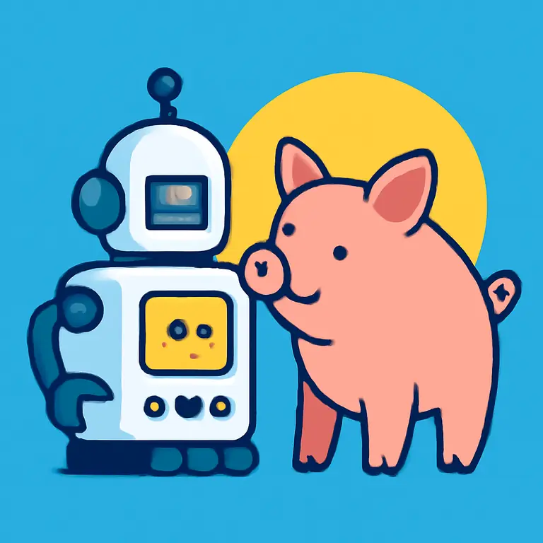 Maquinas y Cerdos - portada del puzzle