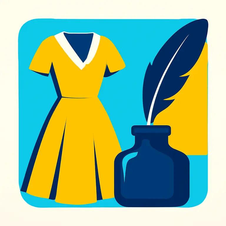 Vestimenta y tinta - portada del puzzle