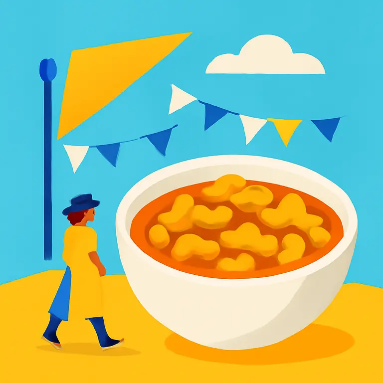 Romería y Mondongo - portada del puzzle