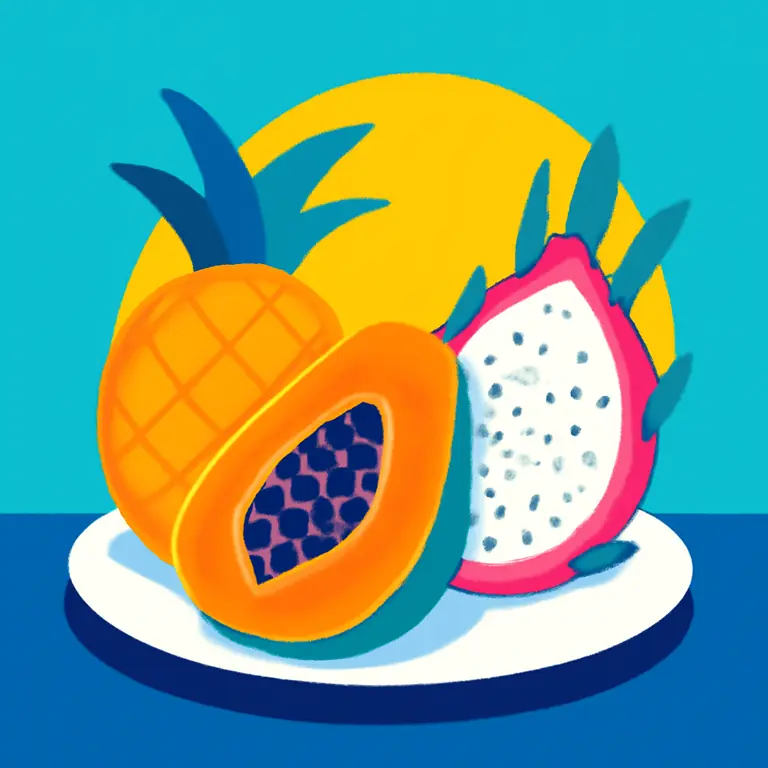 Merienda Exótica - portada del puzzle