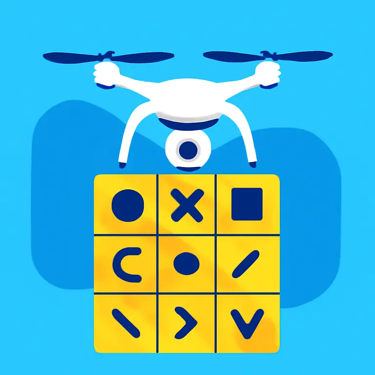 Códigos y Drón - portada del puzzle