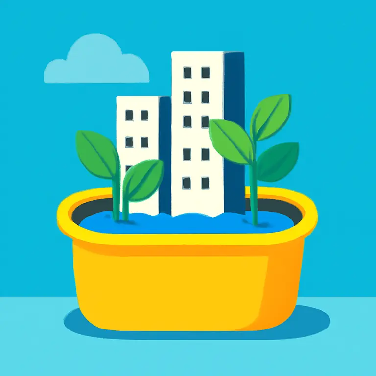 Ciudad Hidropónica - portada del puzzle