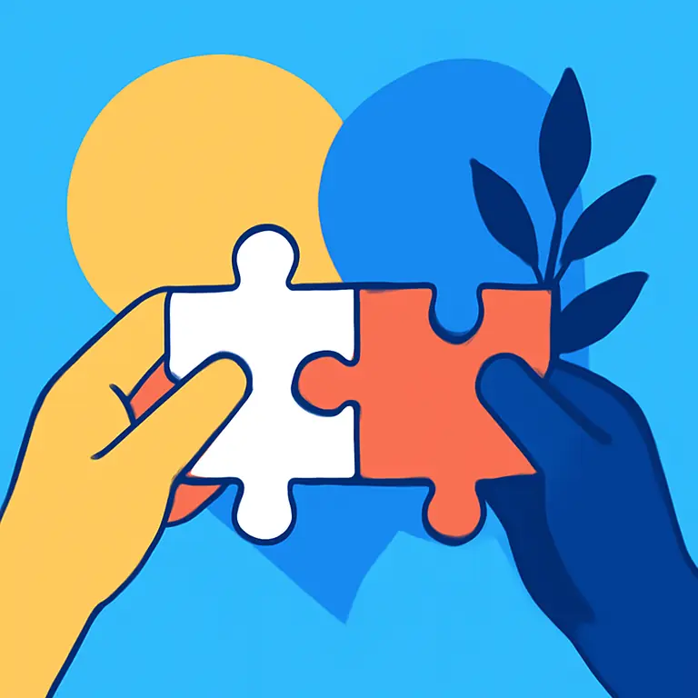 Vínculos y Vida - portada del puzzle