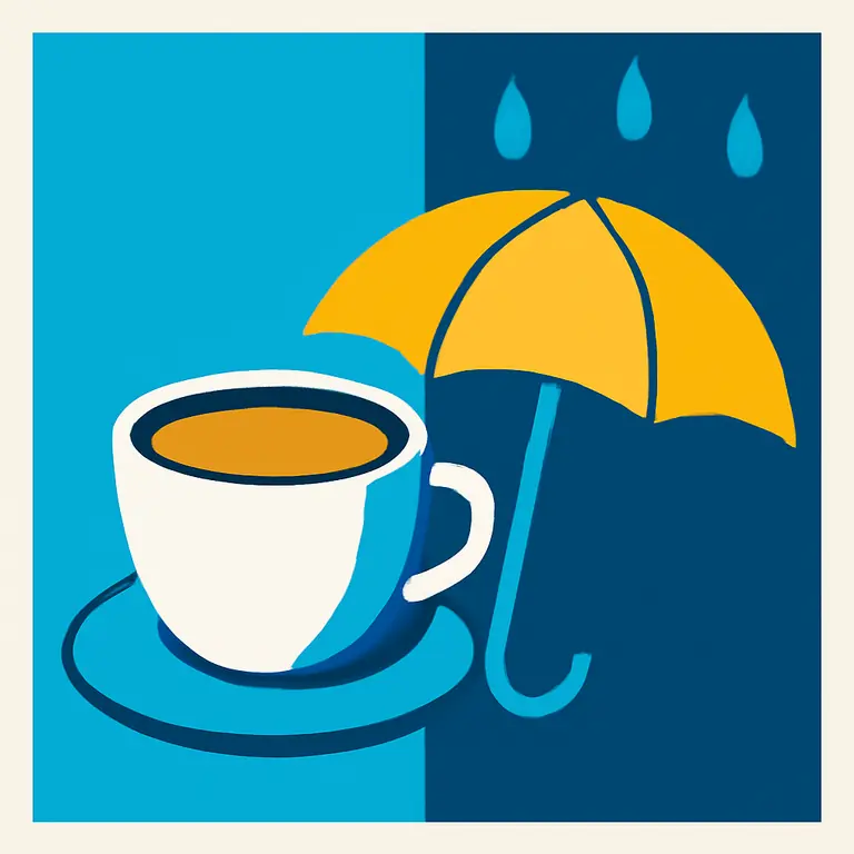 Sabor y Lluvia - portada del puzzle