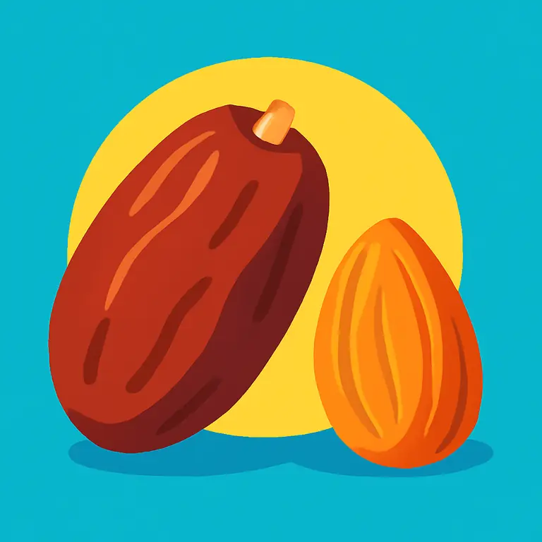 Dátil y Almendra - portada del puzzle