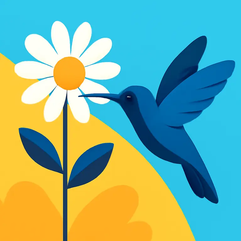 Colibrí Osado - portada del puzzle