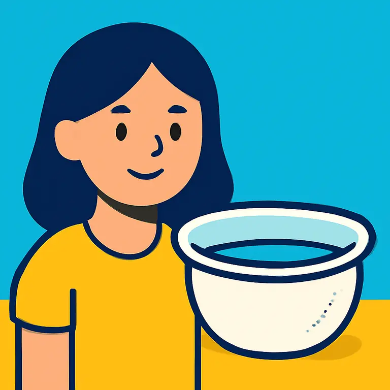 Tina y Palangana - portada del puzzle